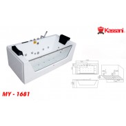 BỒN TẮM CAO CẤP MASSAGE KASSANI MY-1681 BỒN TẮM CAO CẤP MASSAGE KASSANI MY-1681